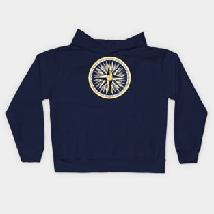 Compass Rose Navigation Eighteenth Century Kids Hoodie